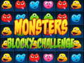 ગેમ Monsters blocky challenge
