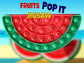 ગેમ Fruits Pop It Jigsaw