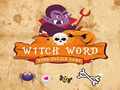 खेल Witch Word Halloween Puzzel Game