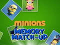 खेल Minions Memory Match Up