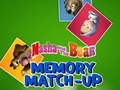 खेल Masha and the Bear Memory Match Up