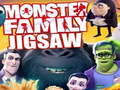 खेल Monster Family Jigsaw 