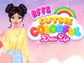ಗೇಮ್ BFFs Cutsie Colorful Dress Up