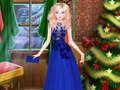 खेल Elsa Frozen Christmas Dress up