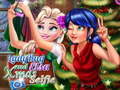 खेल Ladybug And Elsa Xmas Selfie