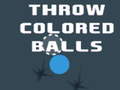 खेल Throw Colored Balls