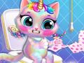 ಗೇಮ್ Twinkle My Unicorn Cat Princess Caring