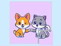 खेल Cats and Dogs Puzzle