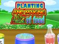 ગેમ Planting and Making Of Food