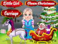 ગેમ Little Girl Clean Christmas Carriage