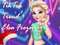 खेल TikTok Trend: Elsa Frozen