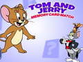 खेल Tom and Jerry Memory Card Match