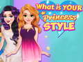 ગેમ What Is Your Princess Style