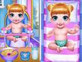 खेल Princess New Born Twins Baby Care