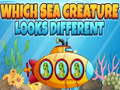 ગેમ Which Sea Creature Looks Different
