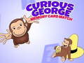 खेल Curious George Memory Card Match