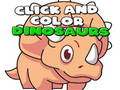 ગેમ Click And Color Dinosaurs