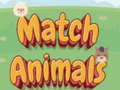 खेल Match Animals