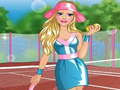 खेल Barbie Tennis Dress