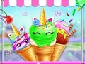 खेल Unicorn Ice Cream Corn Maker 