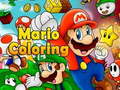 खेल Mario Coloring