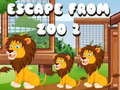 खेल Escape From Zoo 2