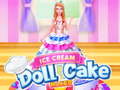 खेल Ice Cream Doll Cake Maker
