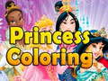 खेल Princess Coloring