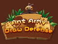 खेल Ant Army Draw Defense 