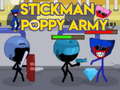 खेल Stickman vs Poppy Army