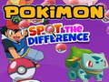 खेल Pokimon Spot the differences