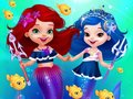 खेल Cute Mermaid Dress Up