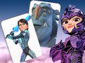 விளையாட்டு Trollhunters Rise of The Titans Card Match