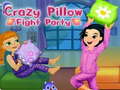 खेल Crazy Pillow Fight Sleepover Party