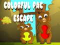 खेल Colorful Pac Escape