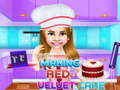 खेल Making Red Velvet Cake