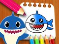 விளையாட்டு Baby Shark Coloring Book