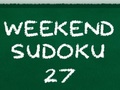 खेल Weekend Sudoku 27