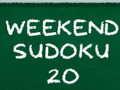 खेल Weekend Sudoku 20