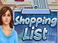 खेल Shopping List 