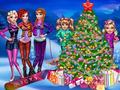 खेल Princesses Christmas tree