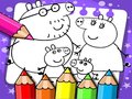 खेल Peppa Pig Coloring Book