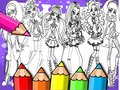 खेल Monster High Coloring Book