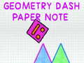 ગેમ Geometry Dash Paper Note