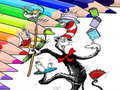 खेल Coloring Book for Cat In The Hat