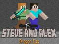 खेल Steve and Alex Dragon Egg
