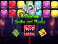 விளையாட்டு Halloween Snake and Blocks