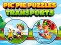 खेल Pic Pie Puzzles Transports