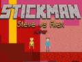 खेल Stickman Steve vs Alex Nether