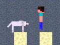 खेल Minicraft: Steve And Wolf Adventure